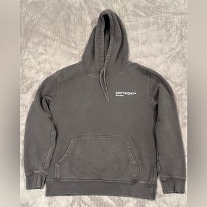Elliot Choy Copyright Hoodie in Coal size Small